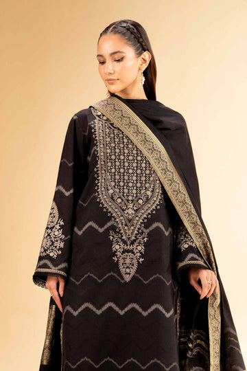 Nishat Linen 3 Piece - Jacquard Embroidered Suit - 42501398 Online Shopping